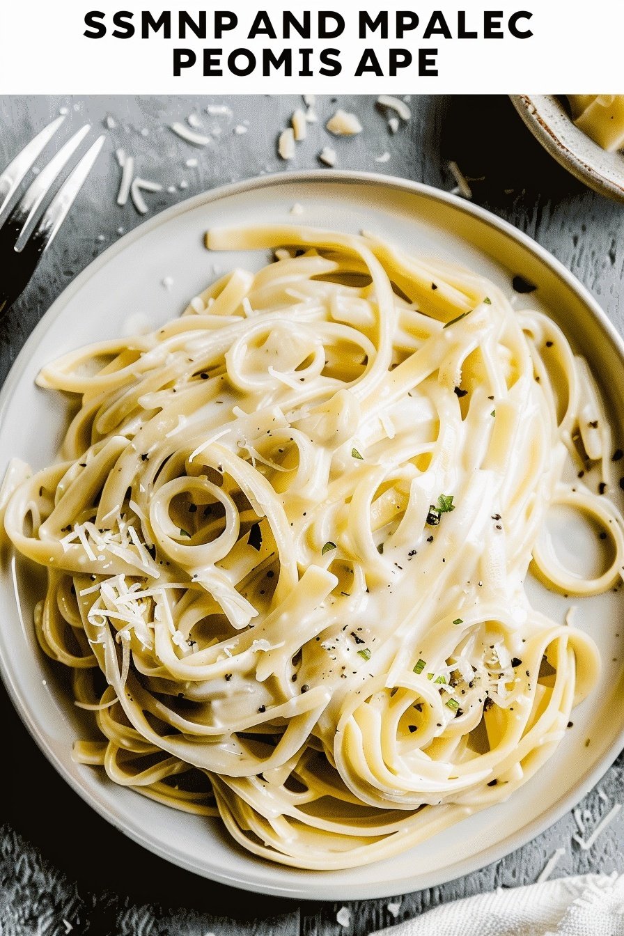 Simple Homemade Fettuccine Alfredo Recipe