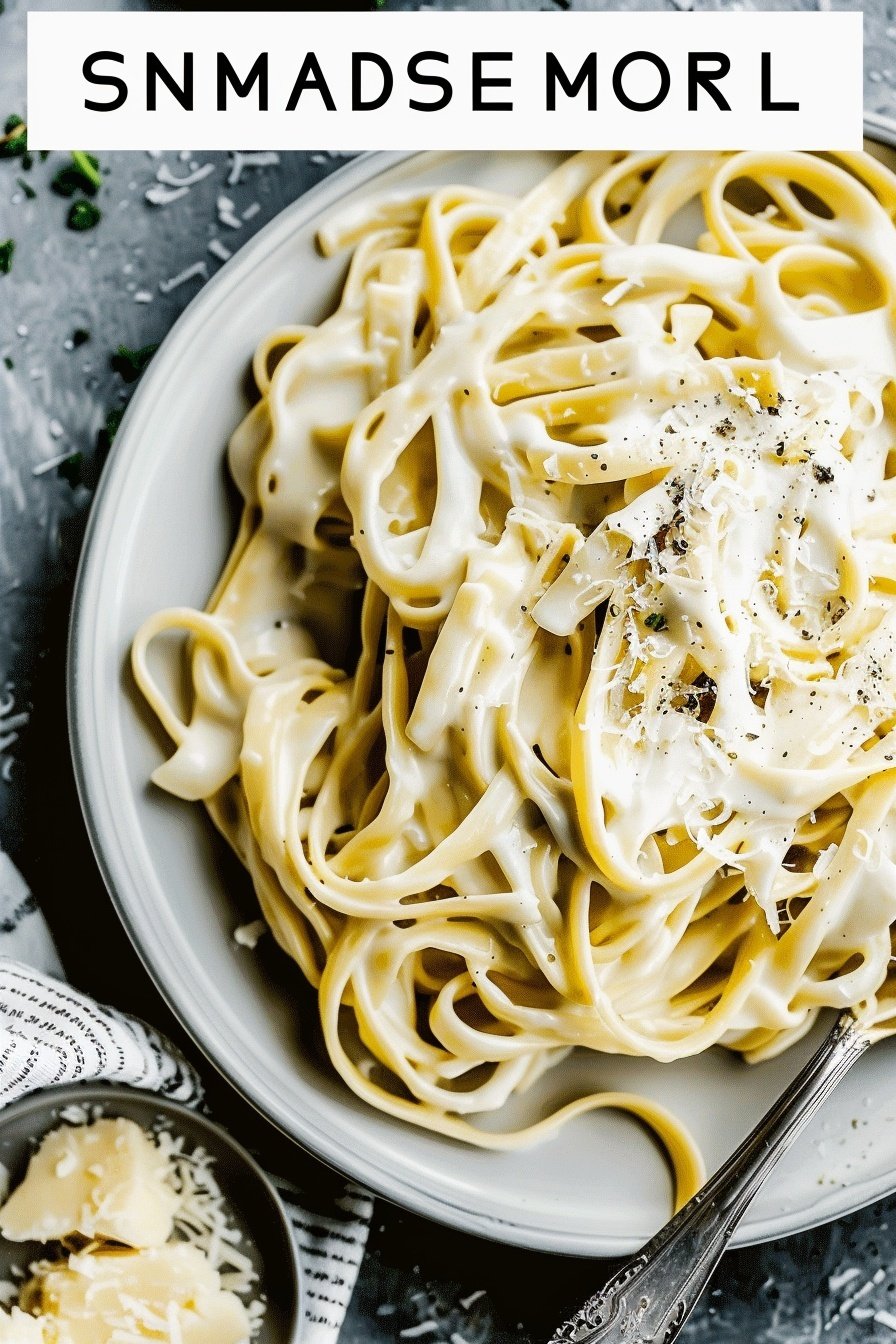 Simple Homemade Fettuccine Alfredo Recipe