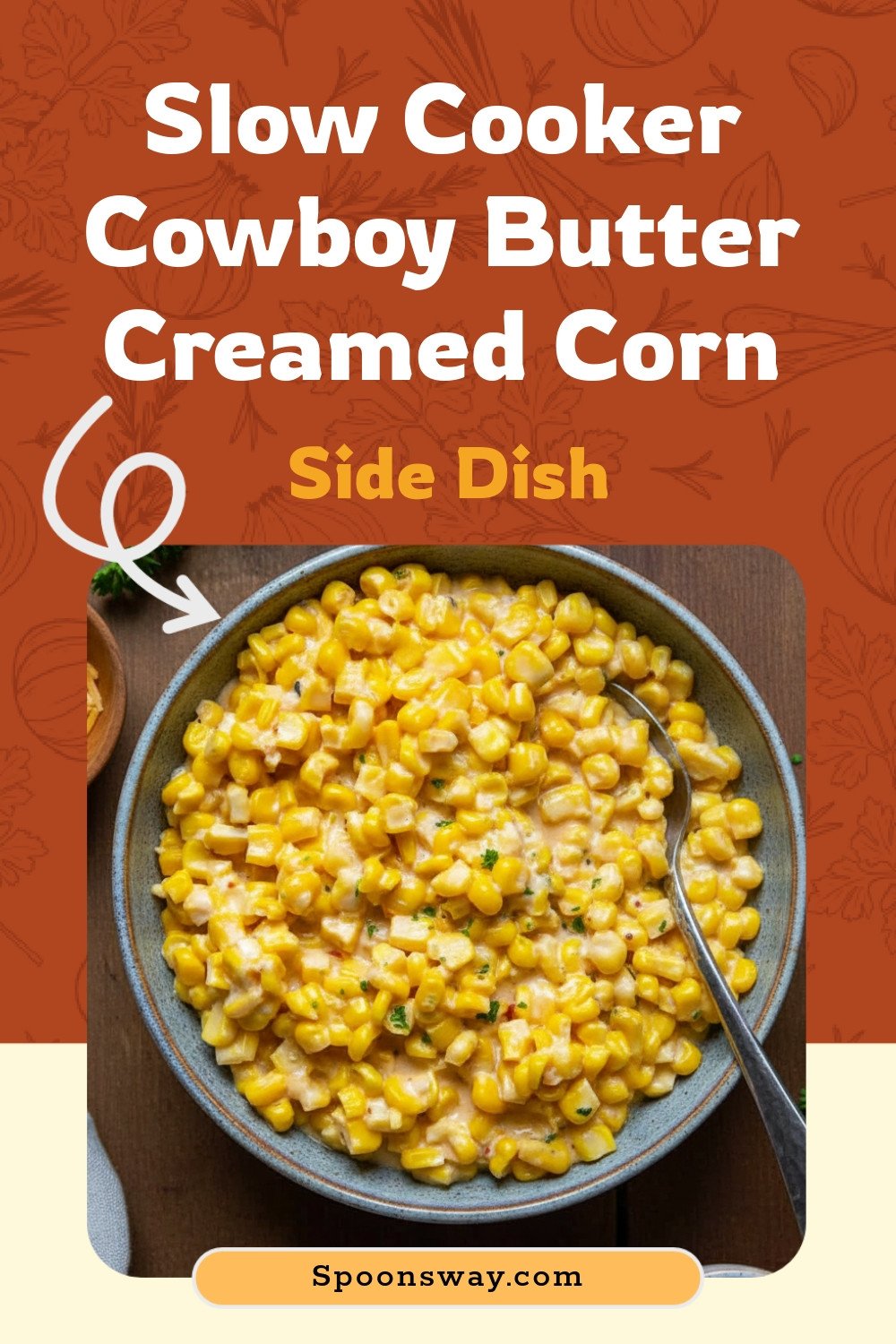 Slow Cooker Cowboy Butter Creamed Corn