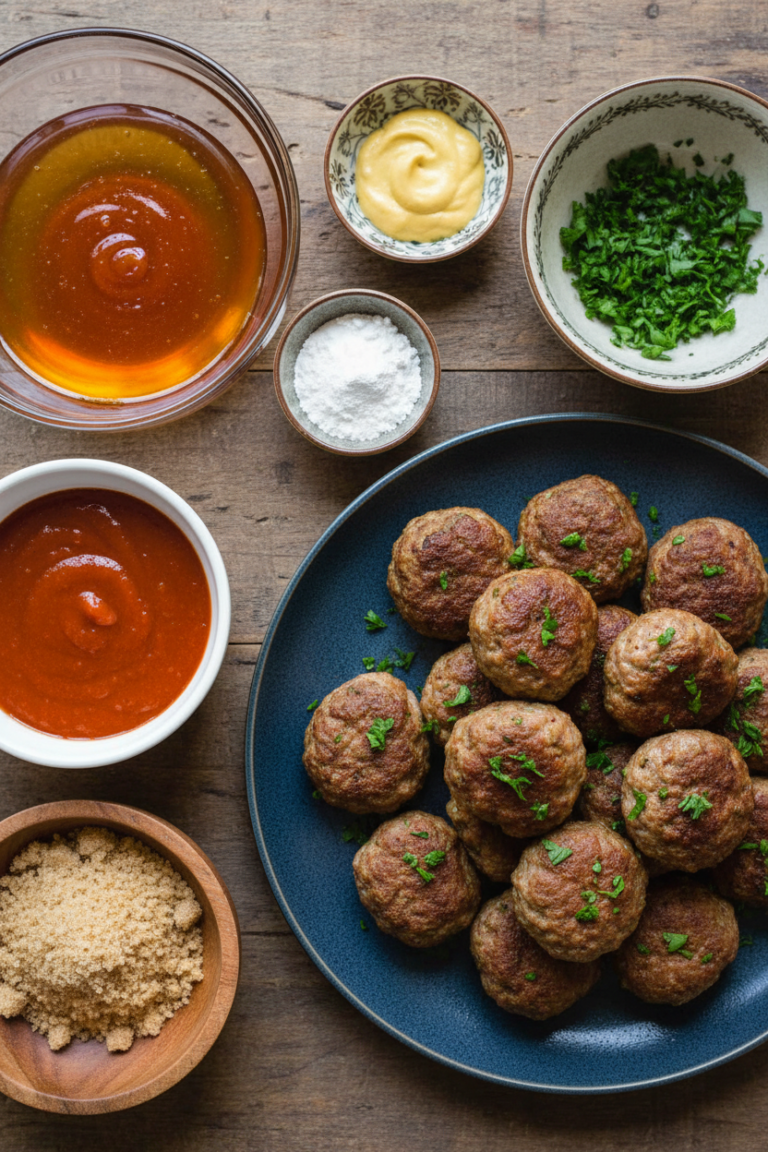 Slow Cooker Honey Buffalo Meatballs Recipe - spoonsway.com