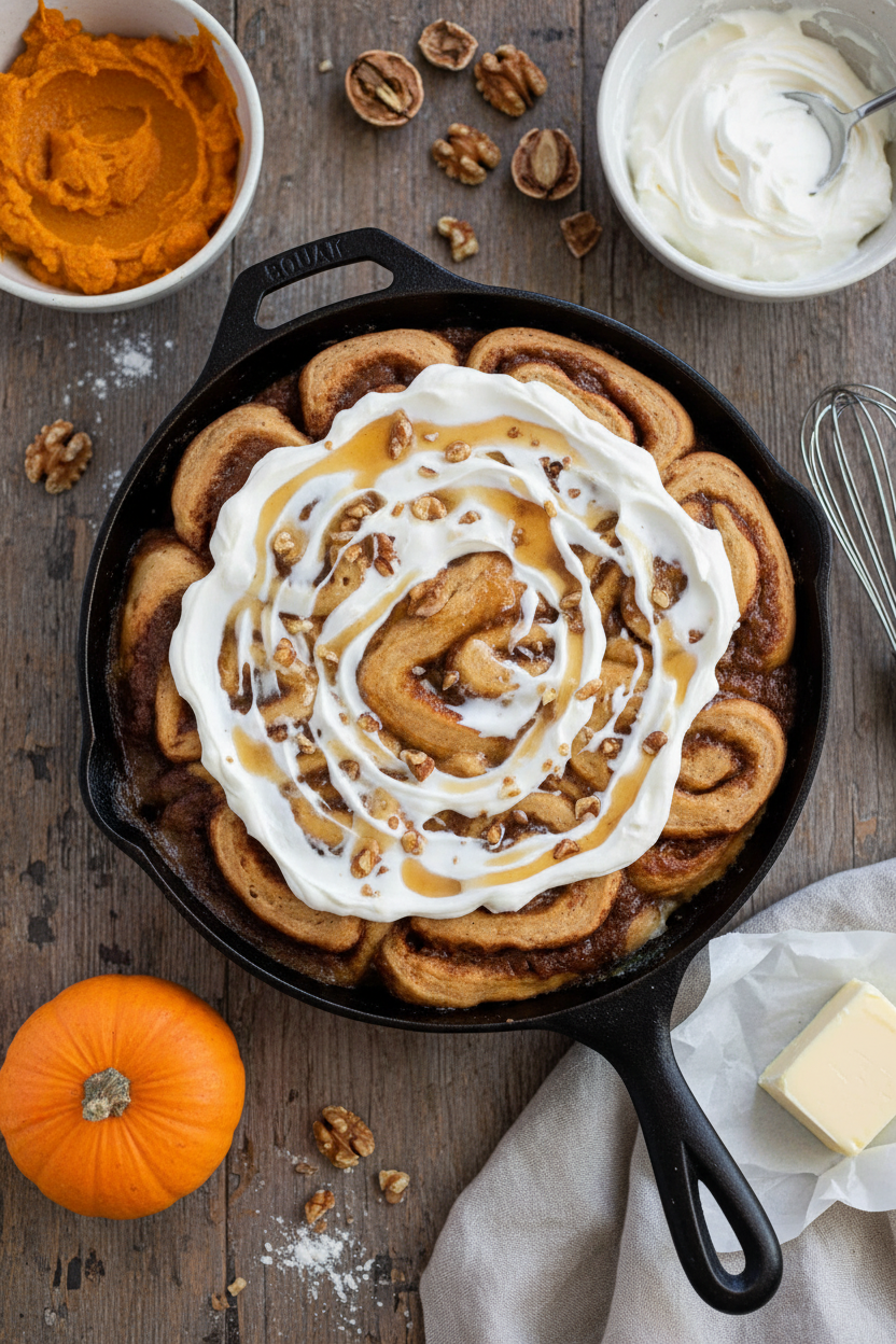 Sourdough Pumpkin Cinnamon Rolls Recipe