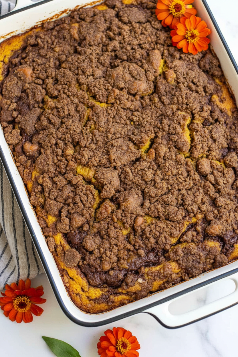Sourdough Pumpkin Coffee Cake Recipe