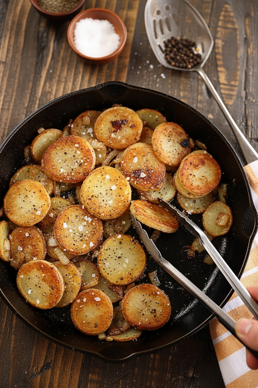 Southern Fried Potatoes Recipe for Crispy Perfection