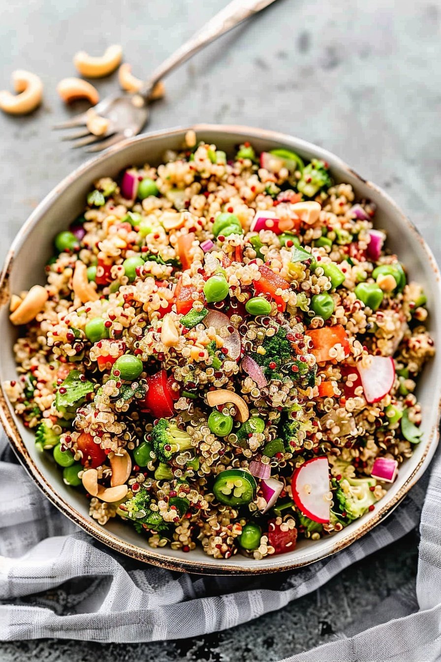 Thai Quinoa Salad Recipe from Scratch