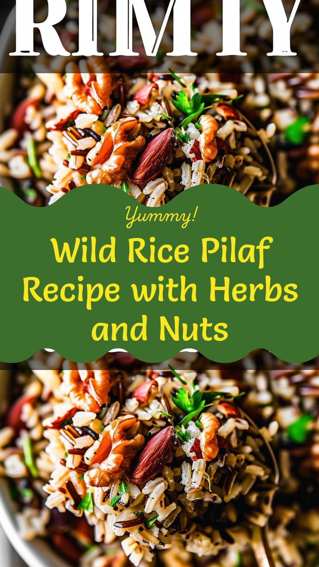 Wild Rice Pilaf Recipe with Herbs and Nuts