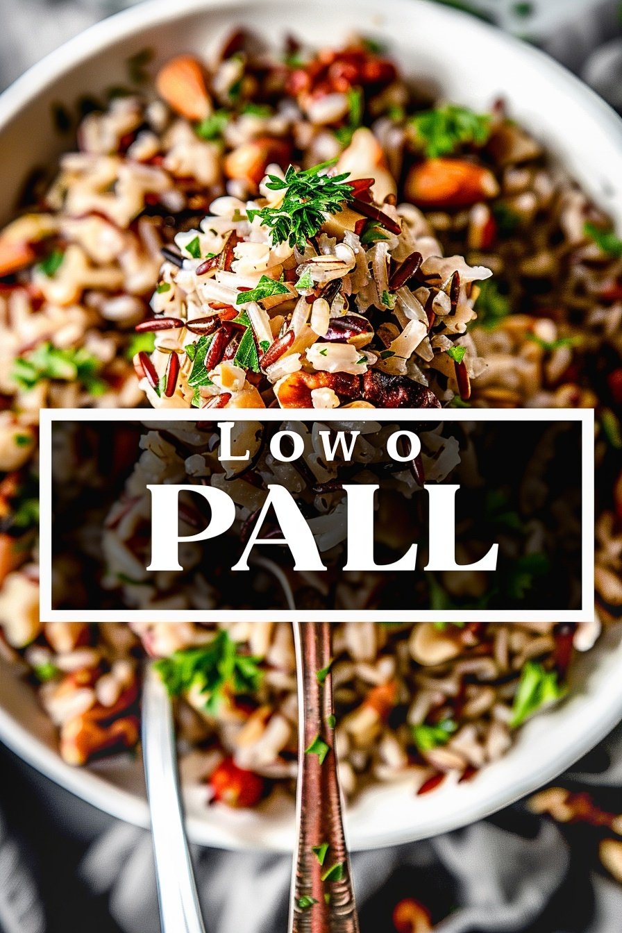 Wild Rice Pilaf Recipe with Herbs and Nuts