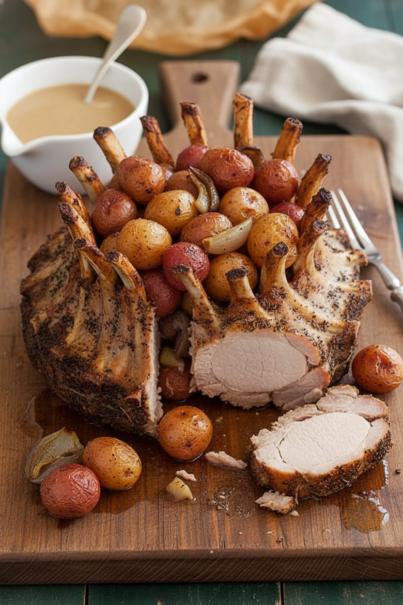 A Regal Roast of Pork Perfection