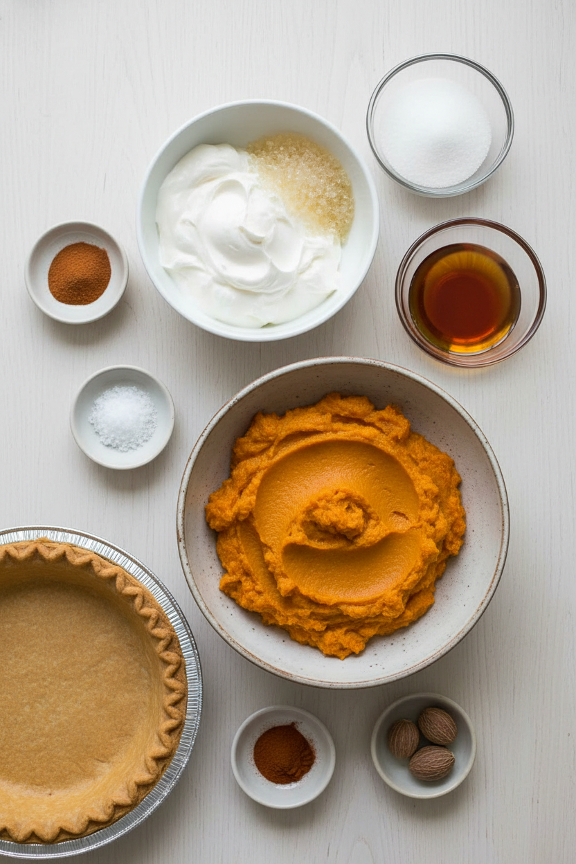 Advance Pumpkin Pie with Maple Cinnamon Cream