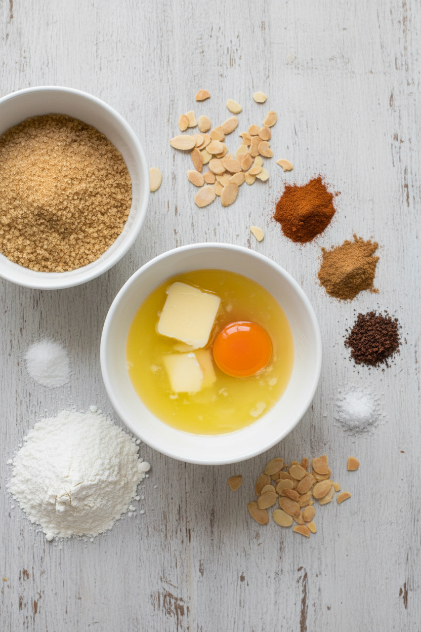 Almond Speculoos Spice Cookies