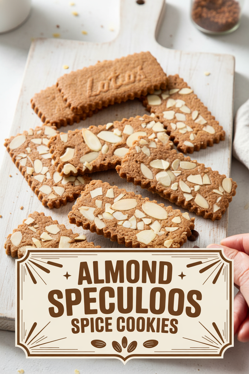 Almond Speculoos Spice Cookies
