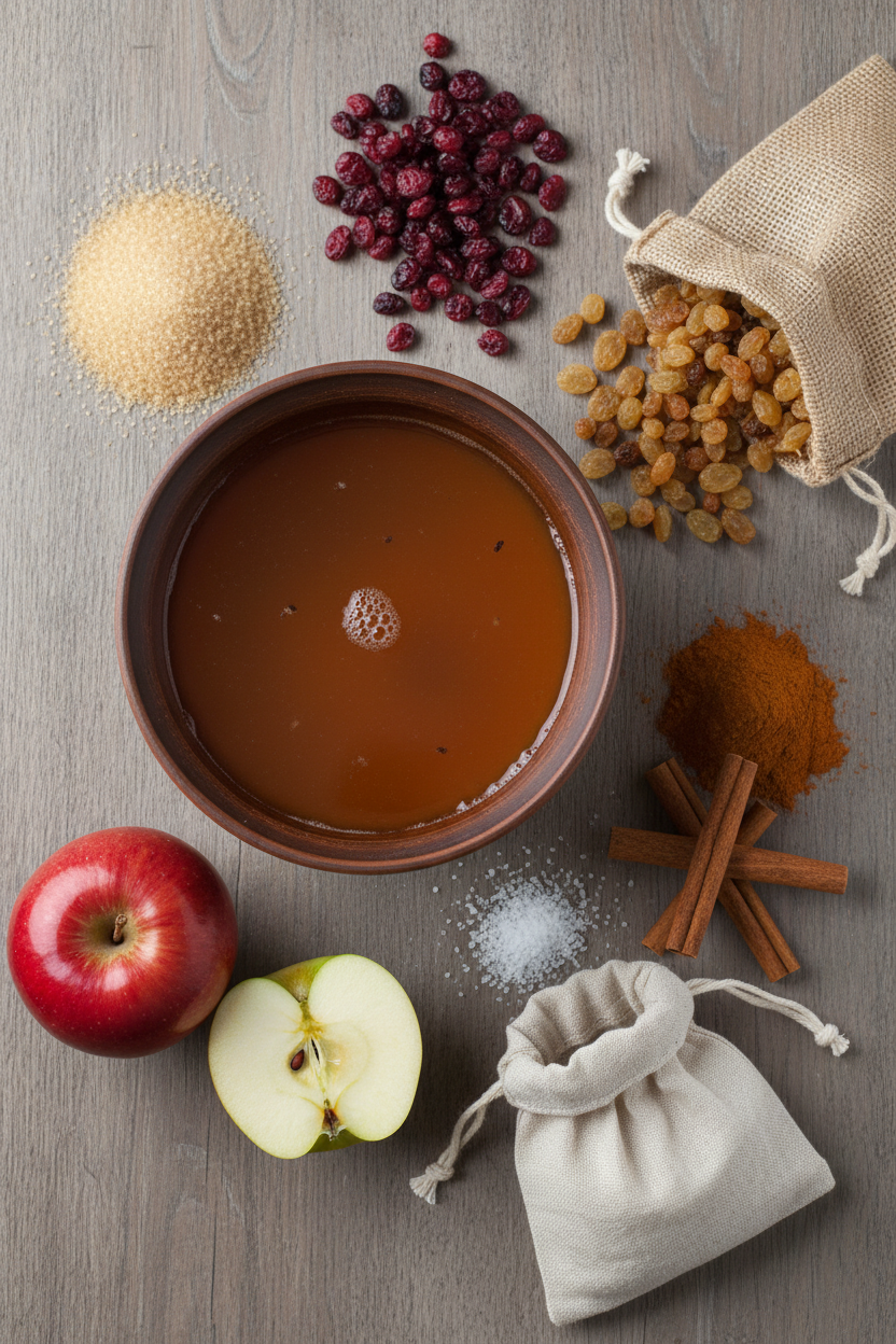 Apple Raisin Cranberry Holiday Sauce