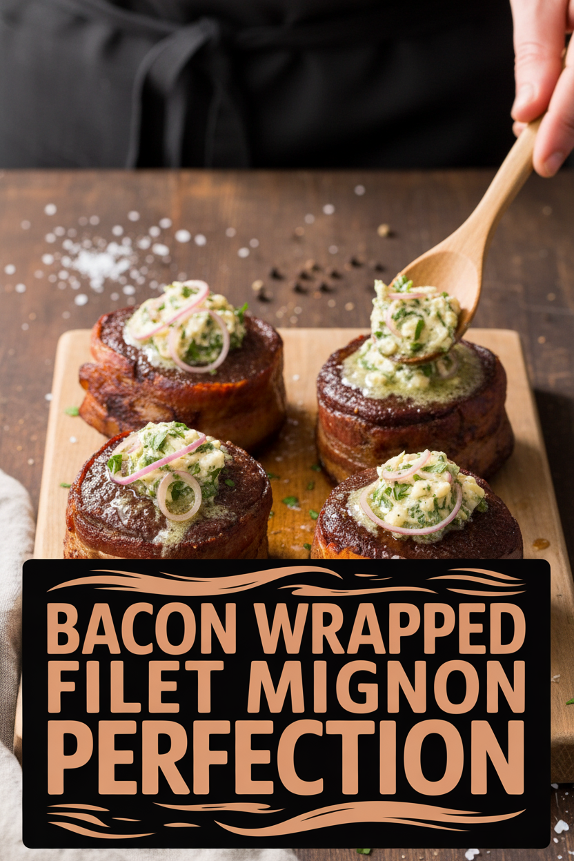 Bacon Wrapped Filet Mignon Perfection