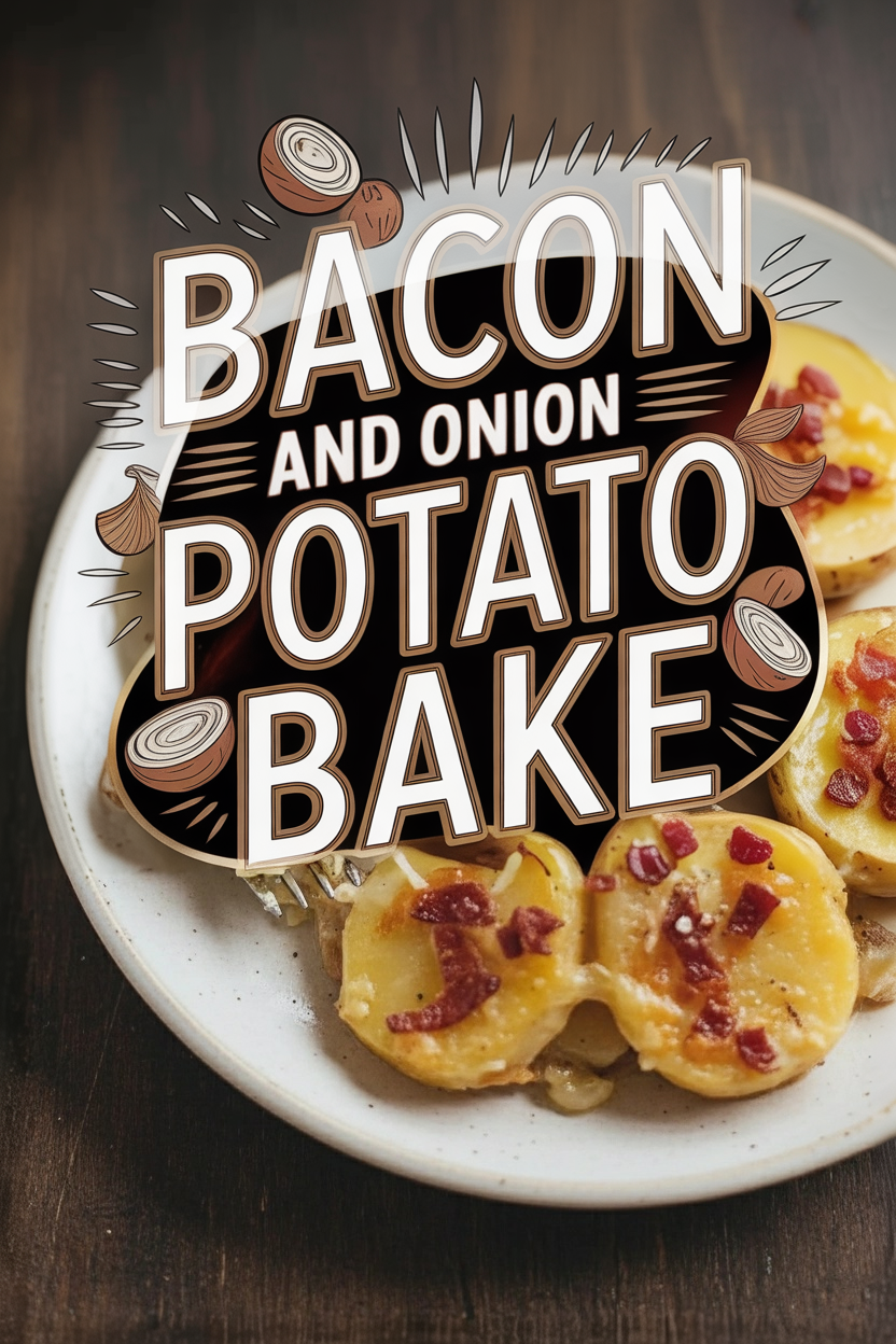 Bacon and Onion Potato Bake