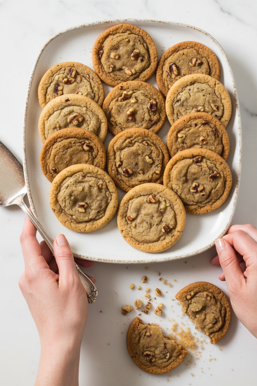 Brown Sugar Walnut Icebox Cookies
