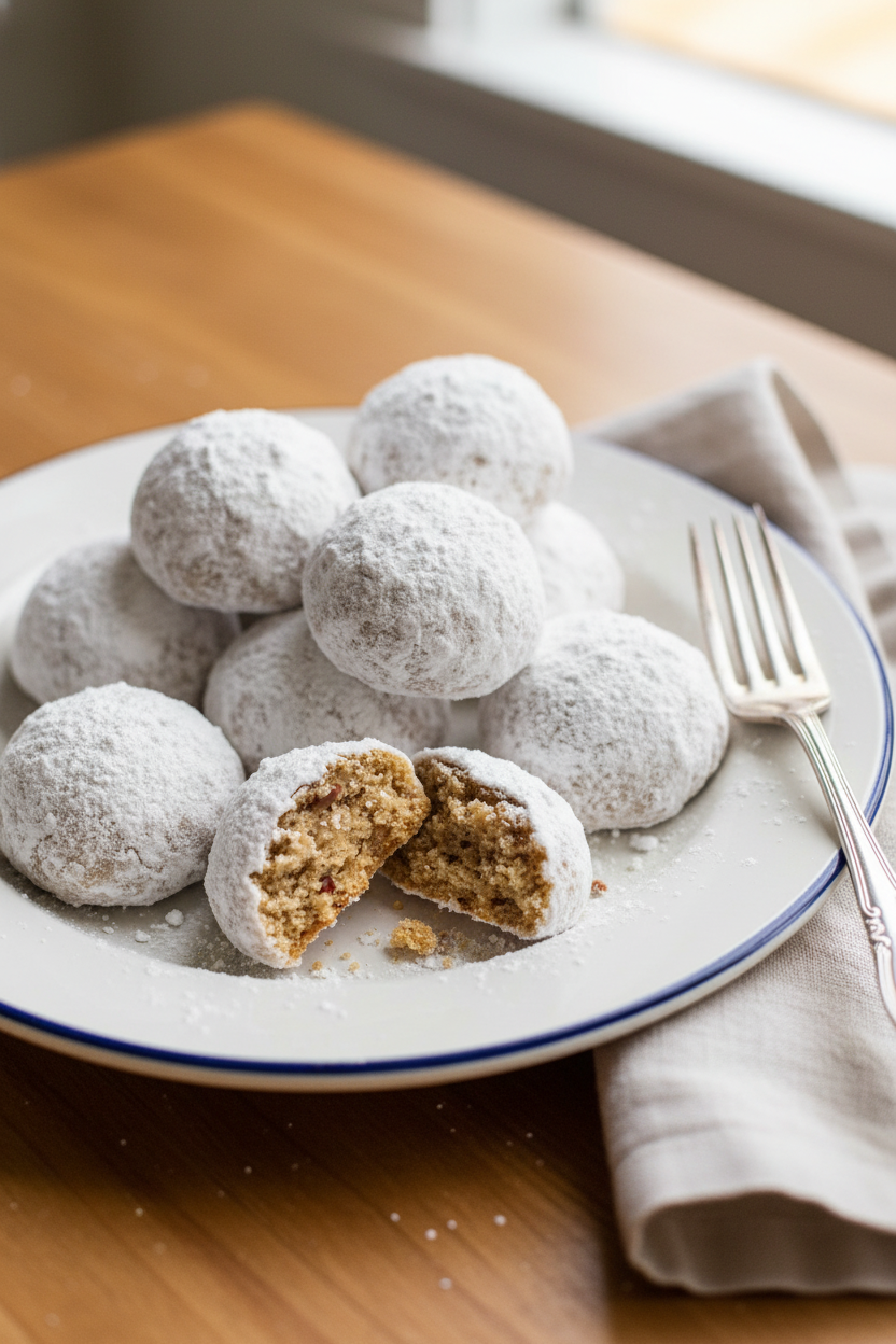 Buttery Nut-Filled Snowball Delights