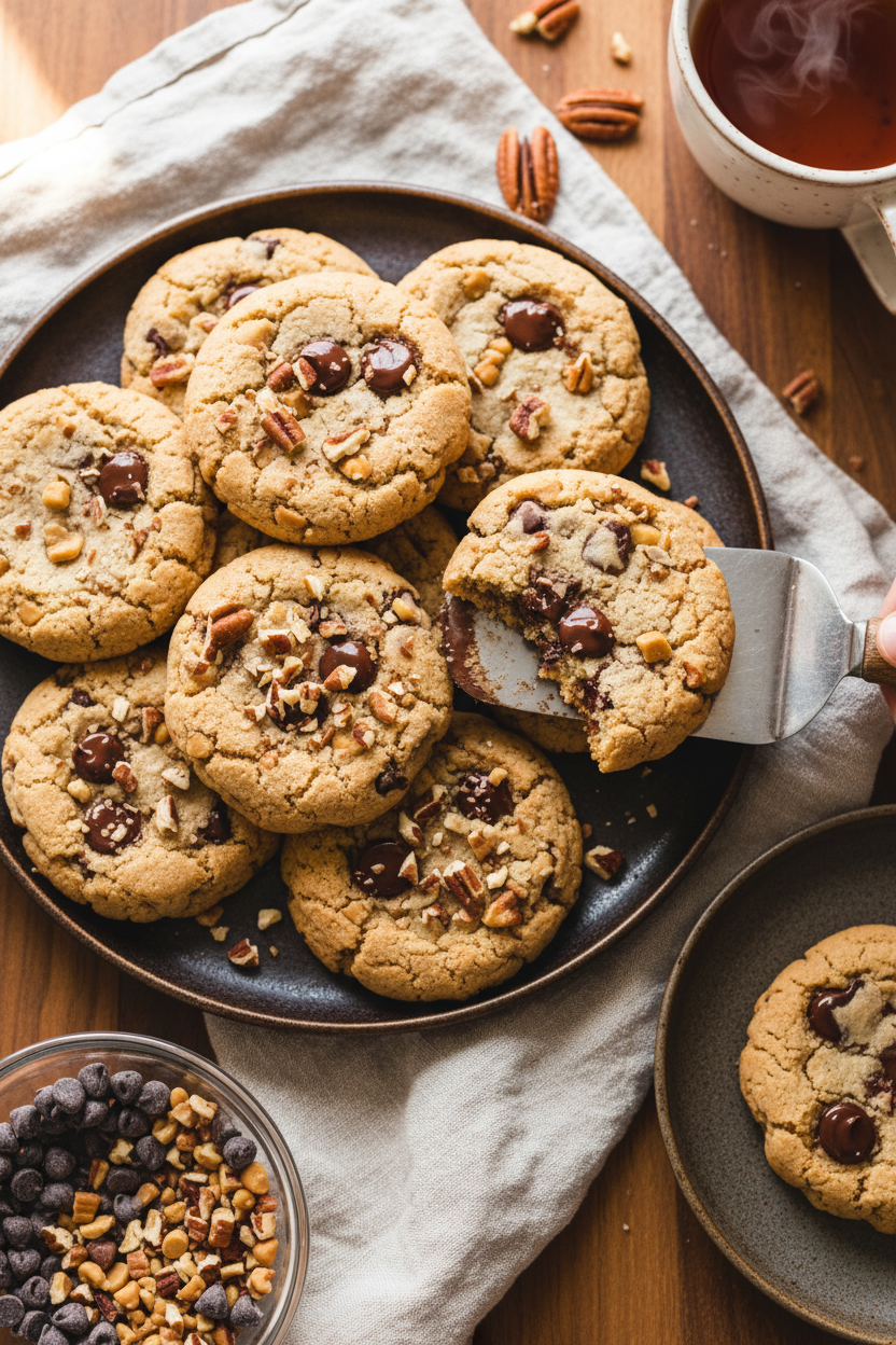 Buttery Toffee Chocolate Chip Cookies
