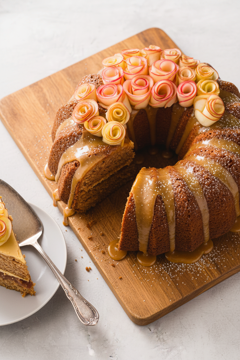 Caramel Apple Bundt Cake