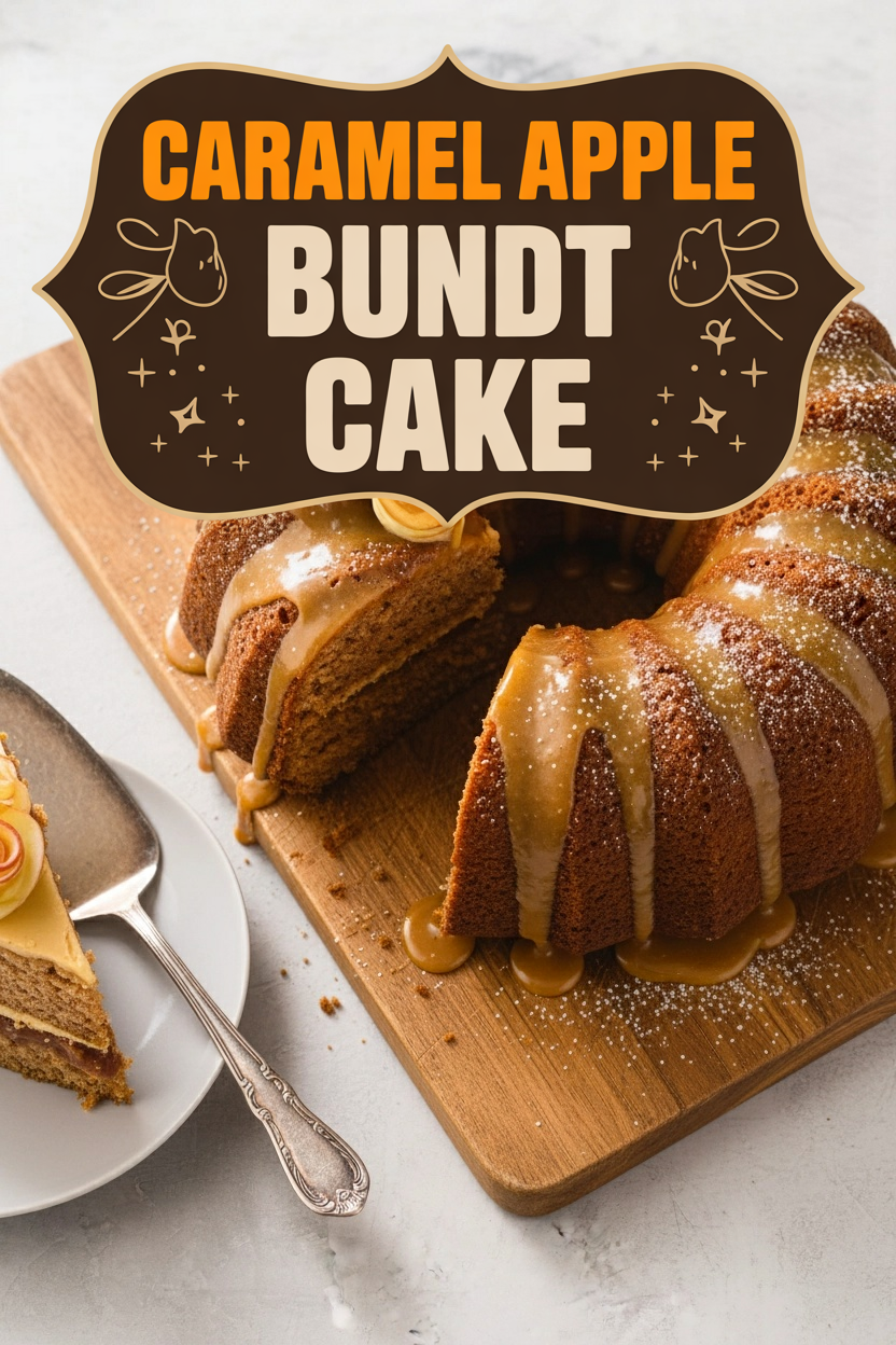 Caramel Apple Bundt Cake