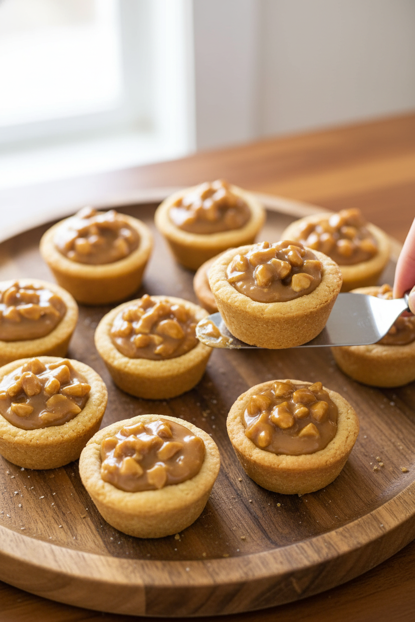 Caramel Cashew Mini Tartlets