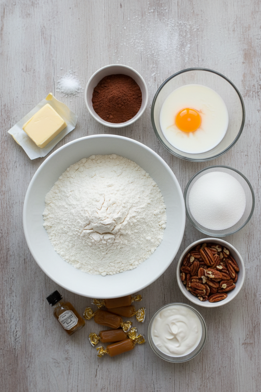 Caramel Pecan Chocolate Turtle Cookies