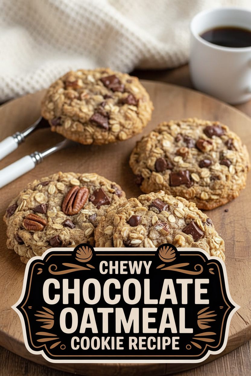 Chewy Chocolate Oatmeal Cookie Recipe
