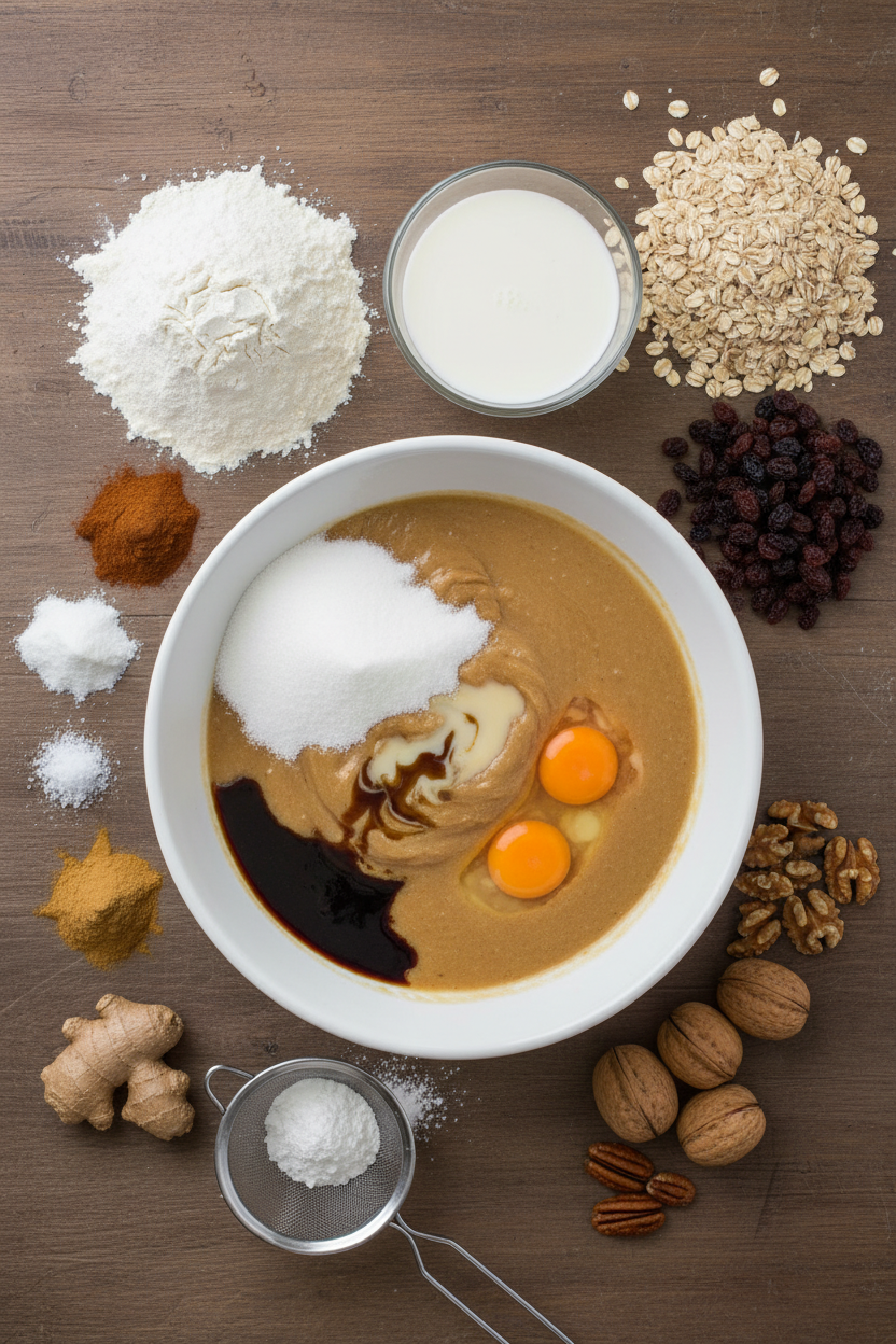 Chewy Homemade Oatmeal Cookie Bars