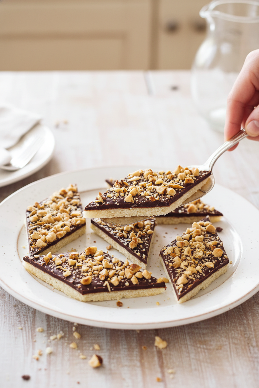 Chocolate Hazelnut Diamond Cookies