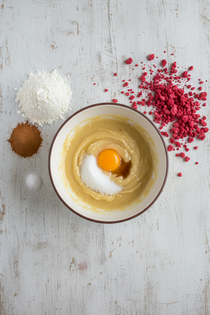 Cinnamon Swirl Raspberry Butter Cookies