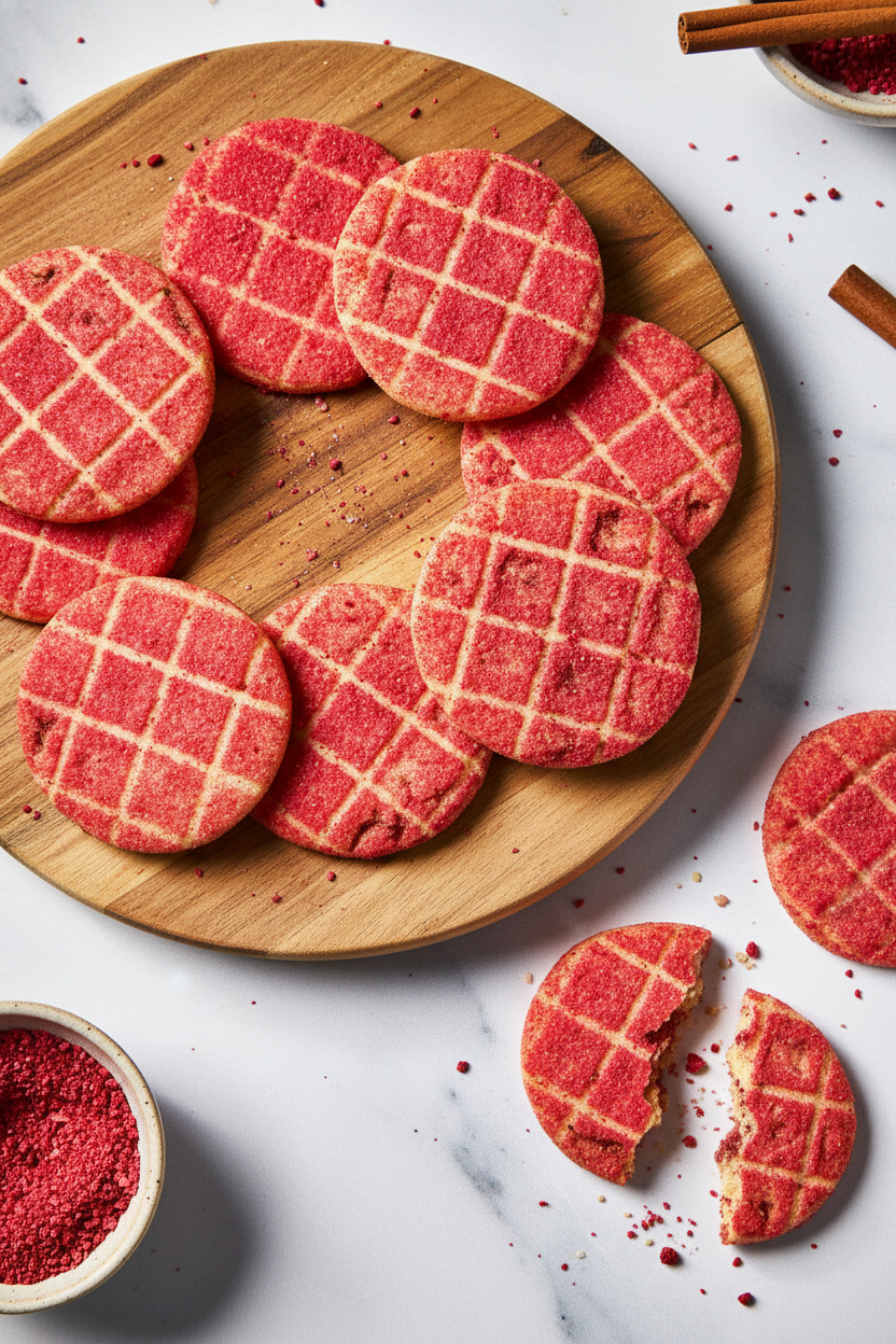 Cinnamon Swirl Raspberry Butter Cookies