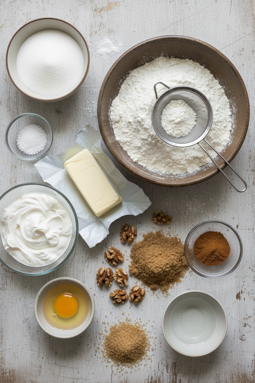 Cinnamon Walnut Swirl Pastries
