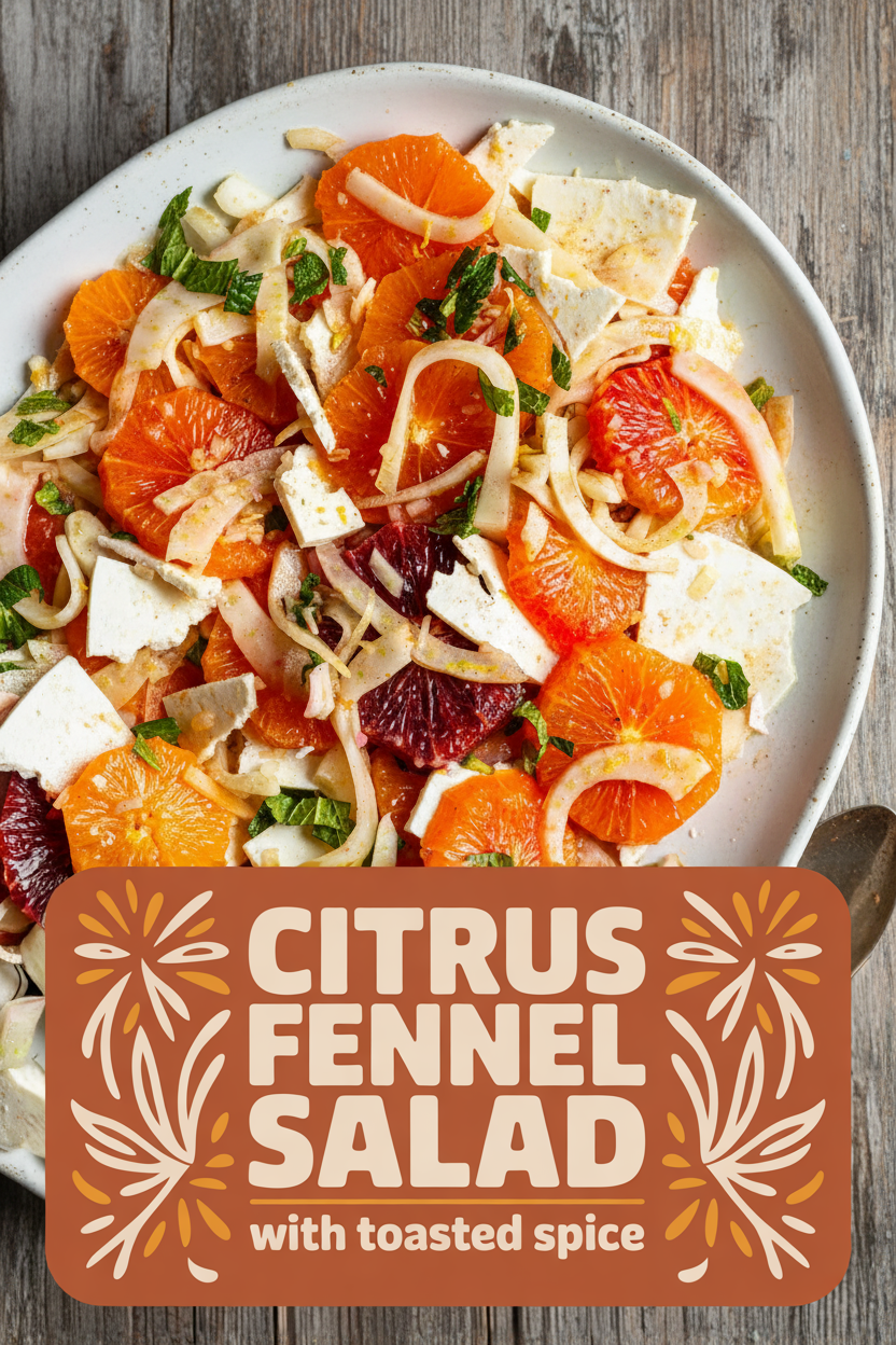 Citrus Fennel Salad with Toasted Spice