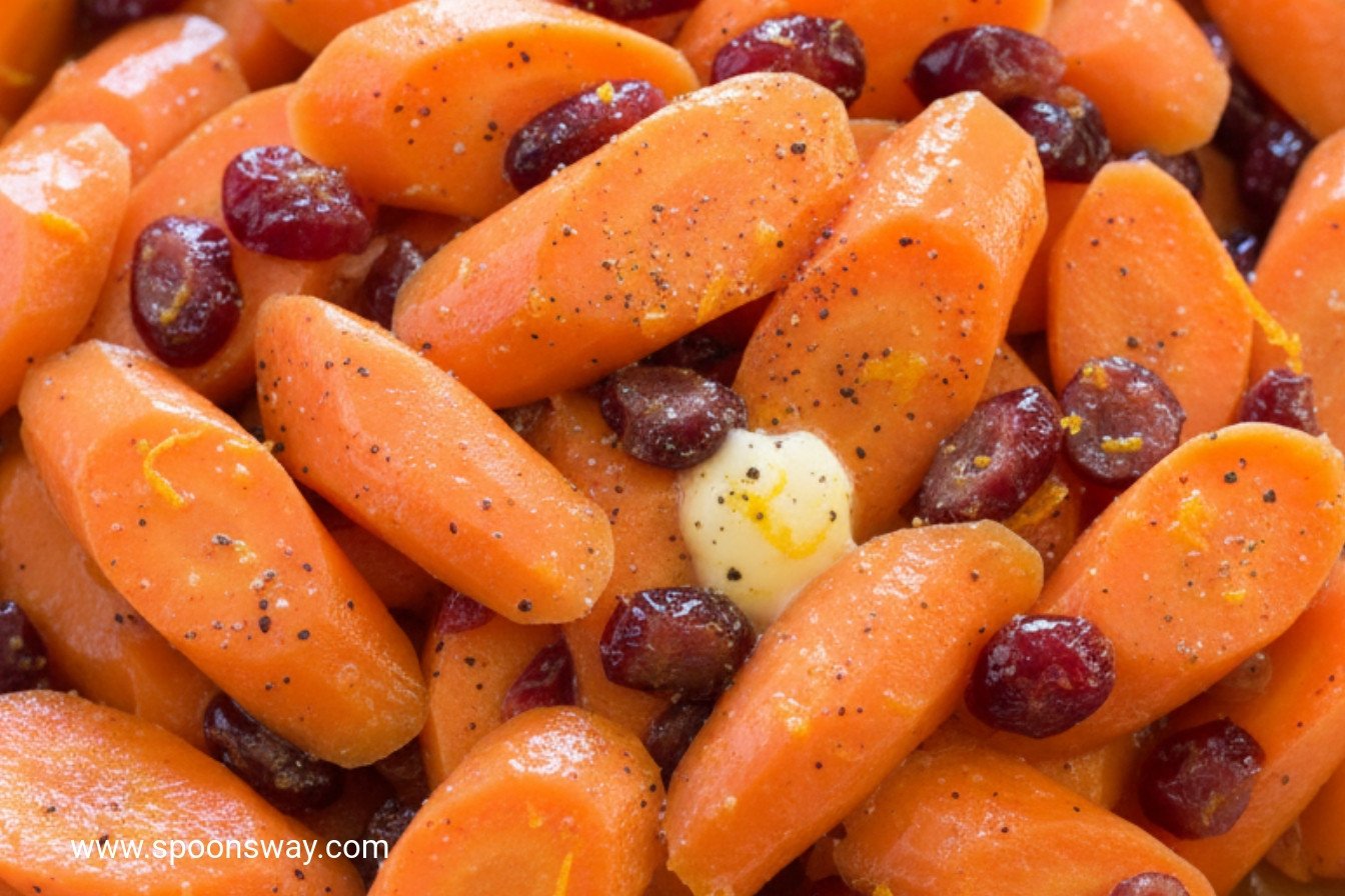 Citrus Glazed Carrots with Cranberries