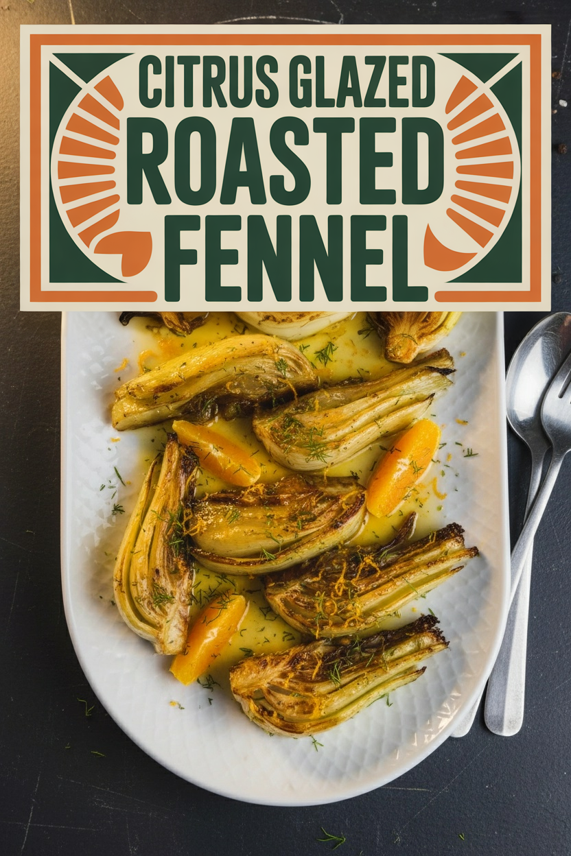 Citrus Glazed Roasted Fennel