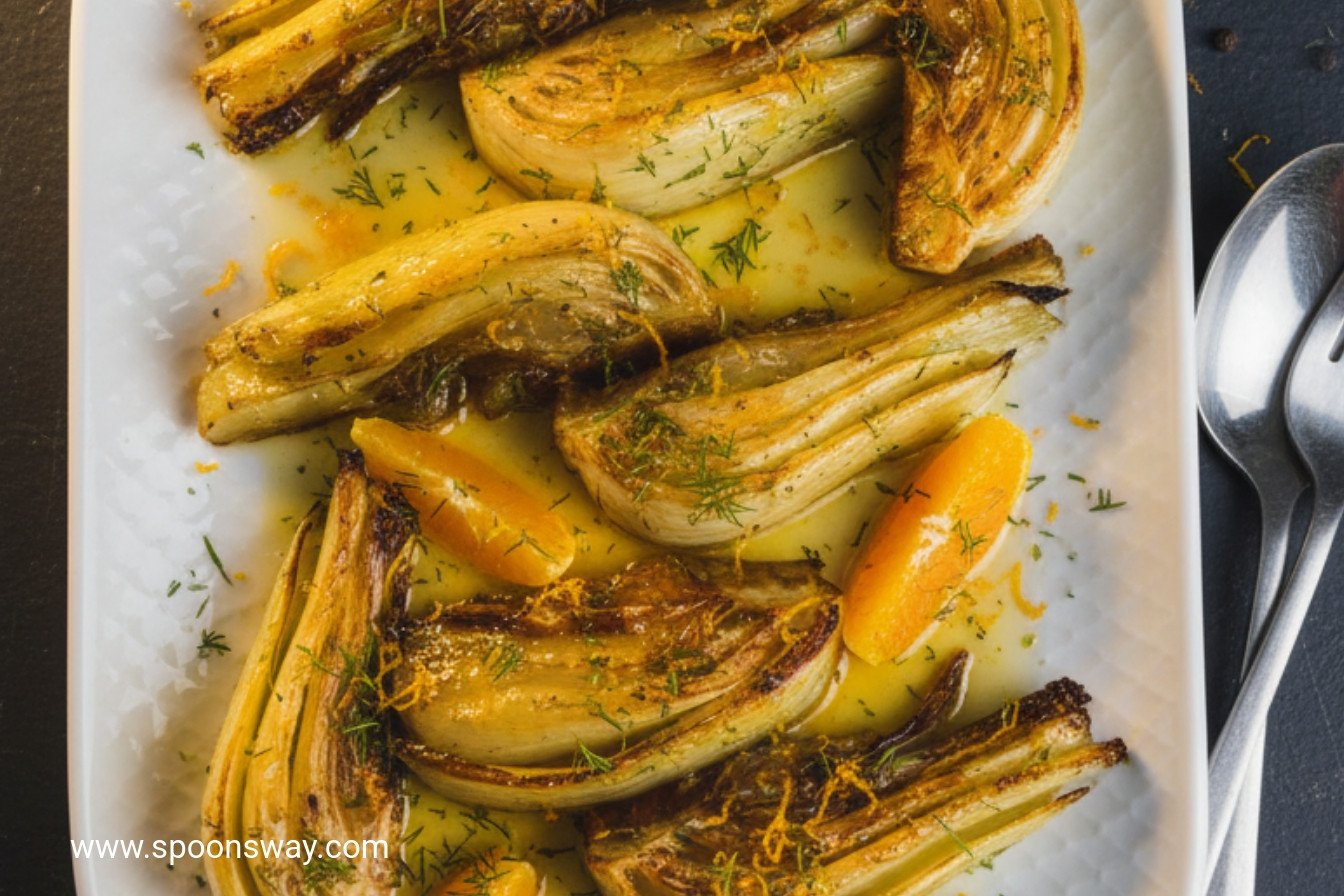 Citrus Glazed Roasted Fennel