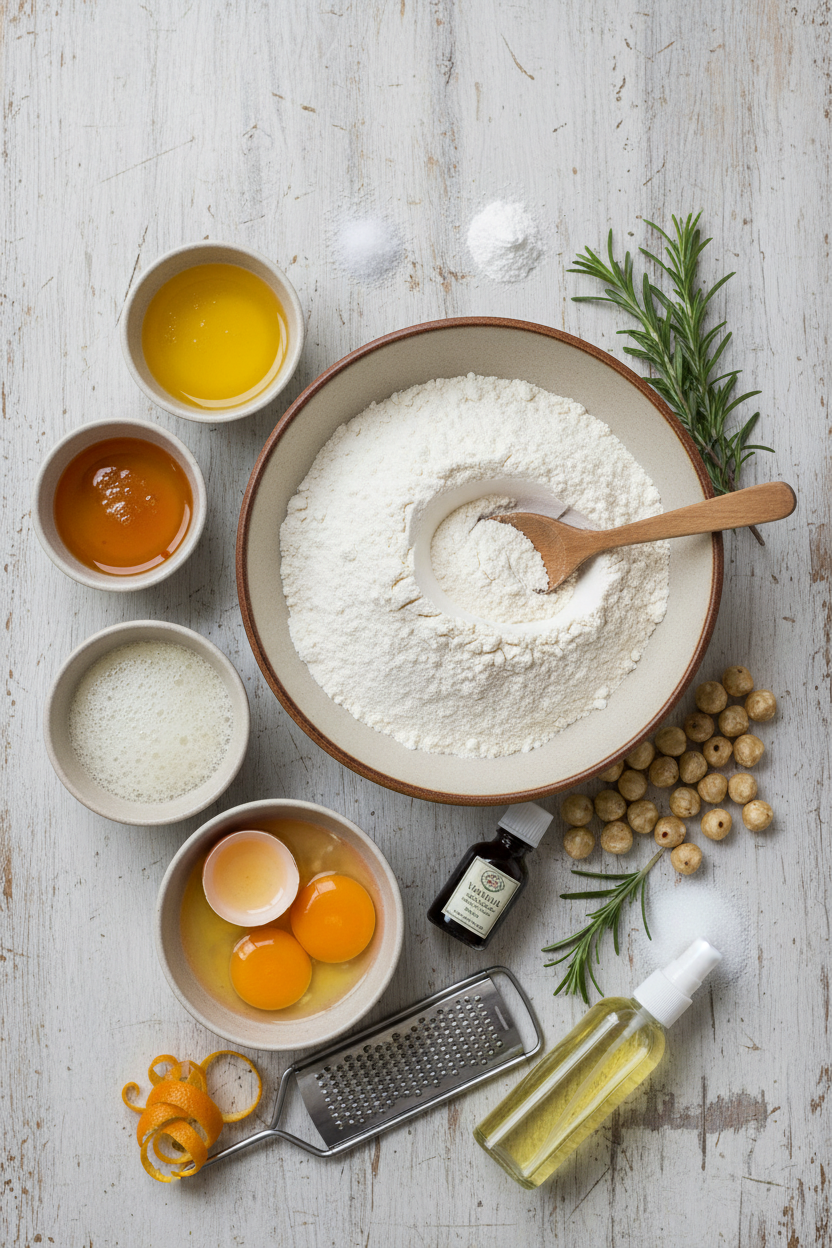 Citrus Hazelnut Twice Baked Biscotti