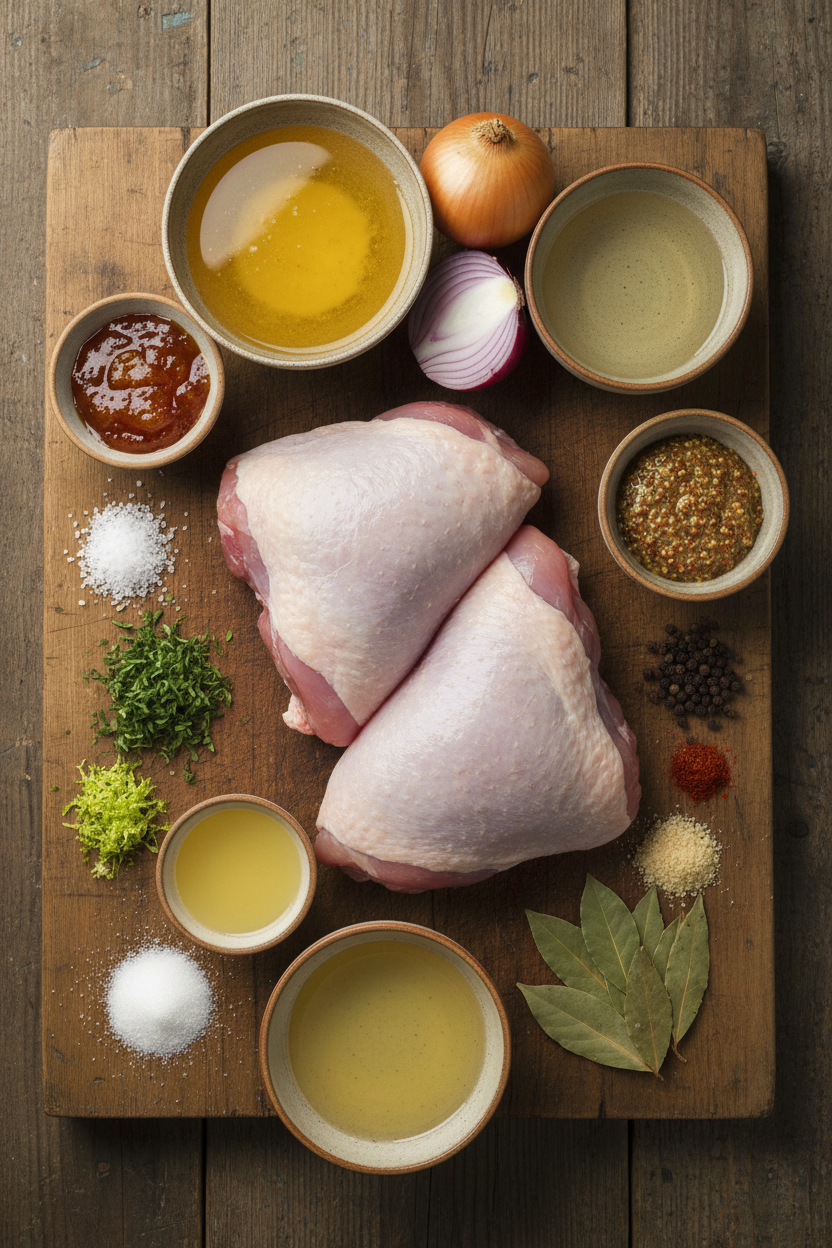 Citrus Mustard Sous Vide Turkey Confit