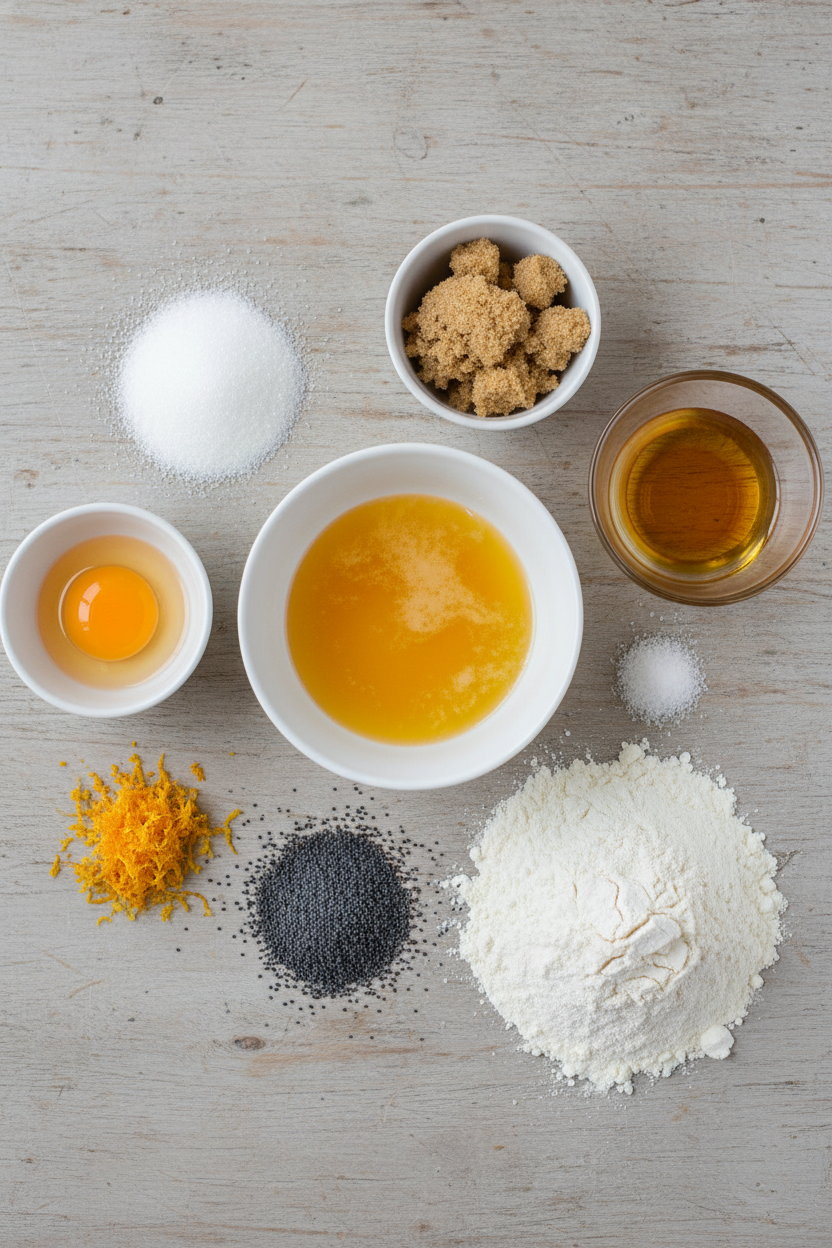 Citrus Poppy Seed Icebox Cookies