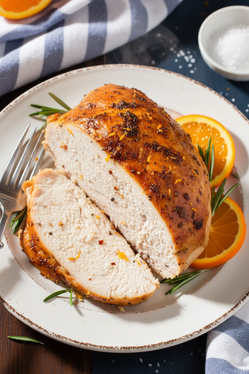 Citrus Rosemary Roasted Turkey Breast