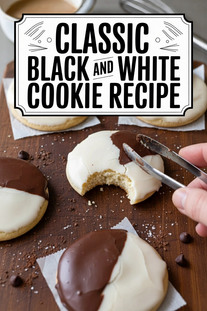 Classic Black and White Cookie Recipe