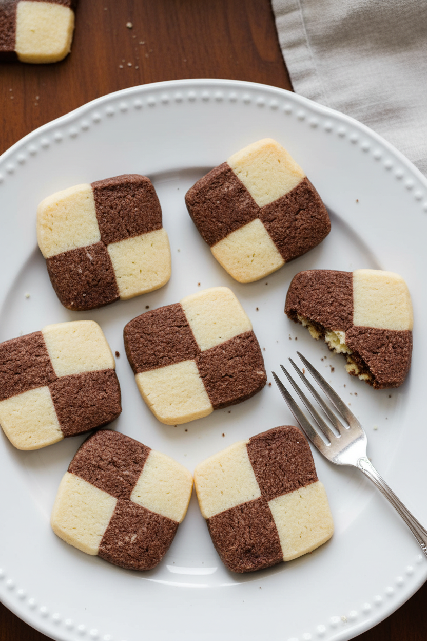 Classic Checkerboard Slice and Bake Cookies
