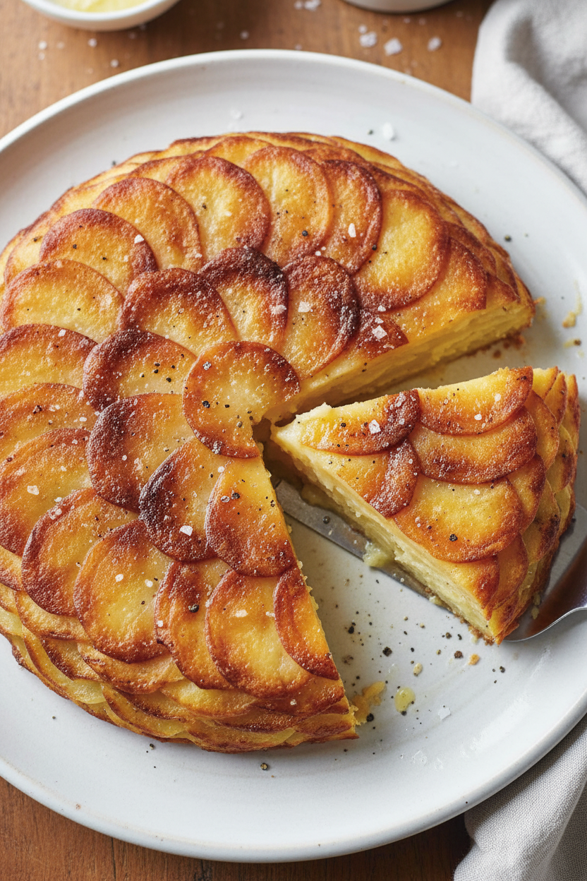 Classic French Potato Cake