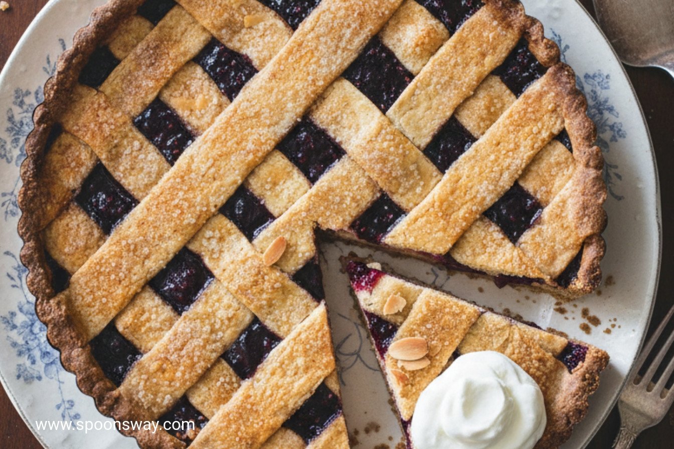 Classic Raspberry Almond Tart