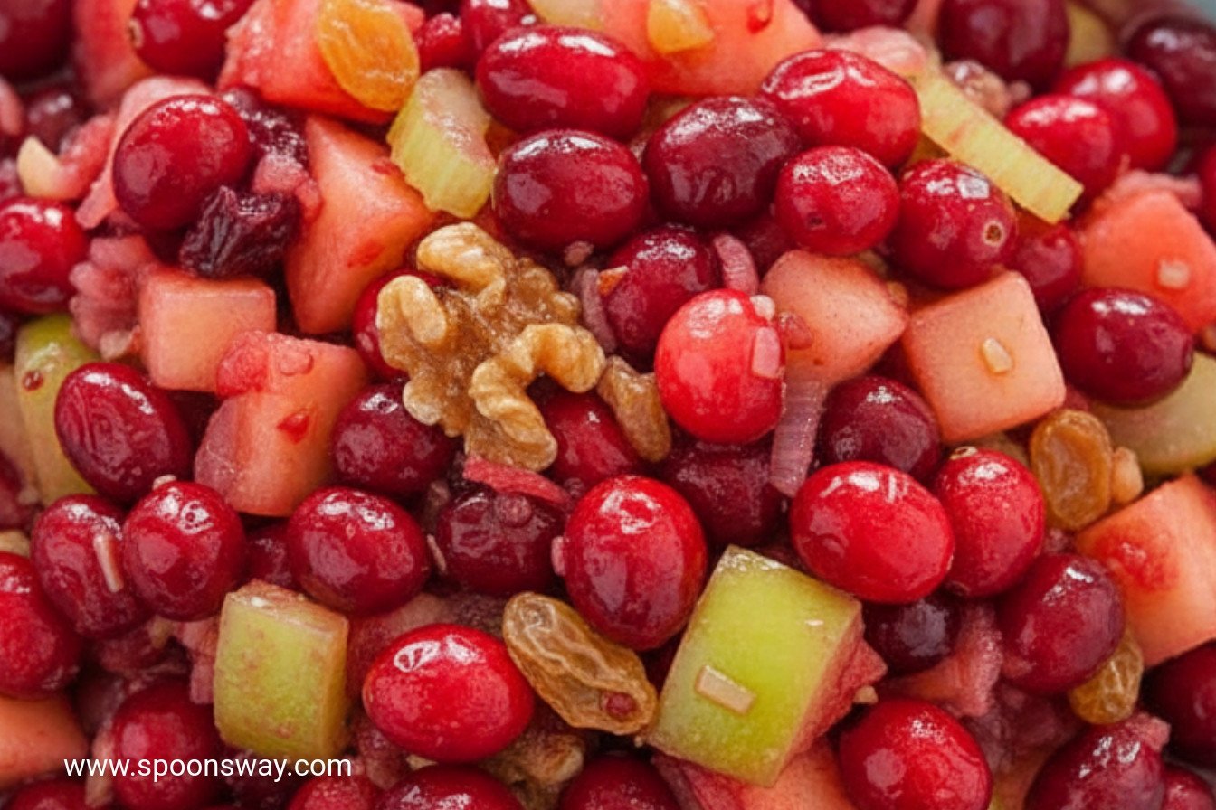 Cranberry Apple Walnut Relish