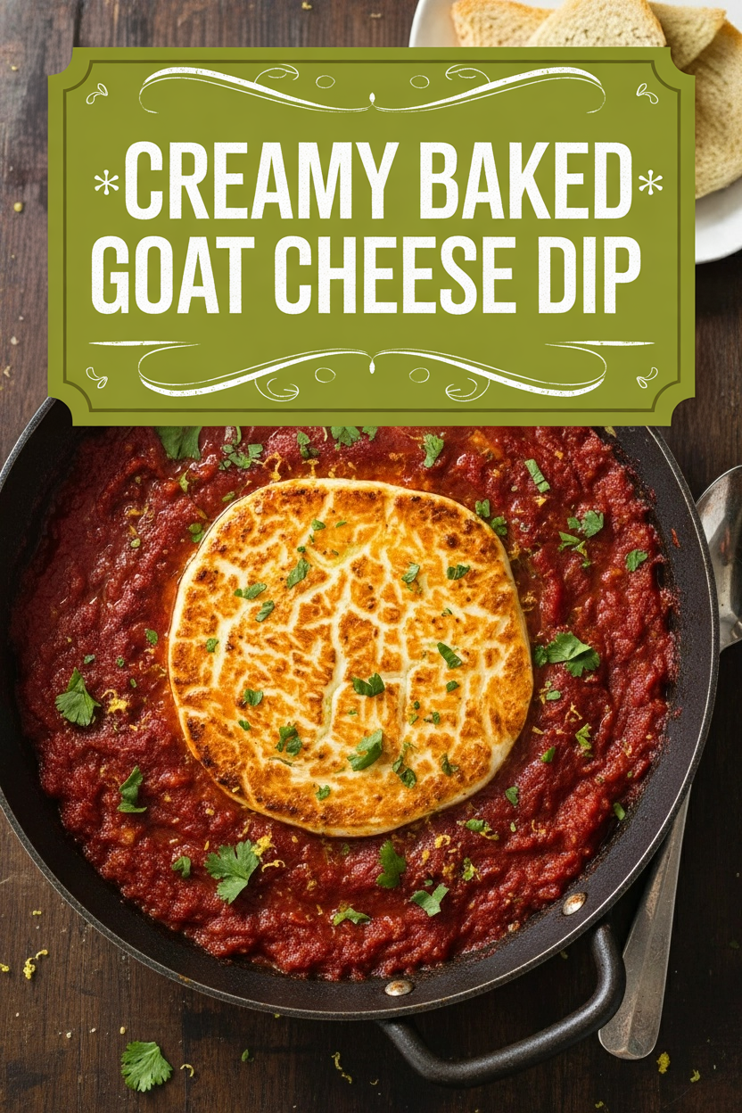Creamy Baked Goat Cheese Dip