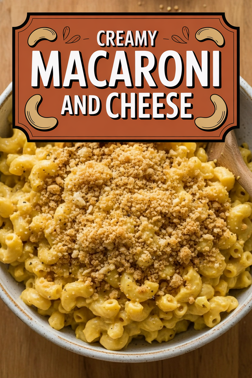 Creamy Cashew Macaroni and Cheese