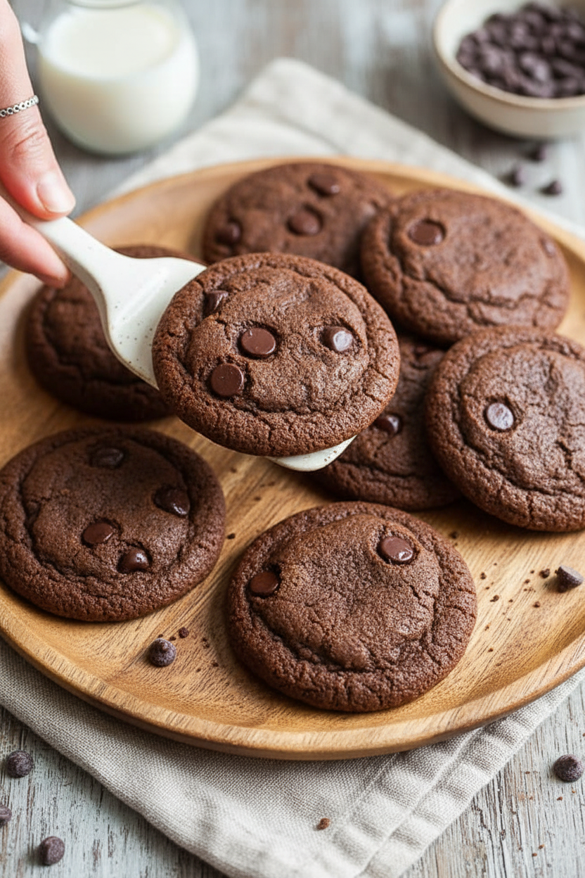 Creamy Chocolate Chip Cottage Cheese Cookies