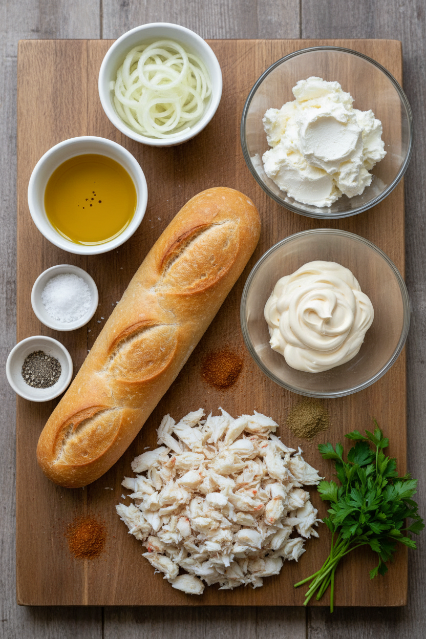 Creamy Crab Dip with Crispy Crostini