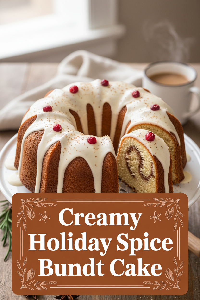 Creamy Holiday Spice Bundt Cake