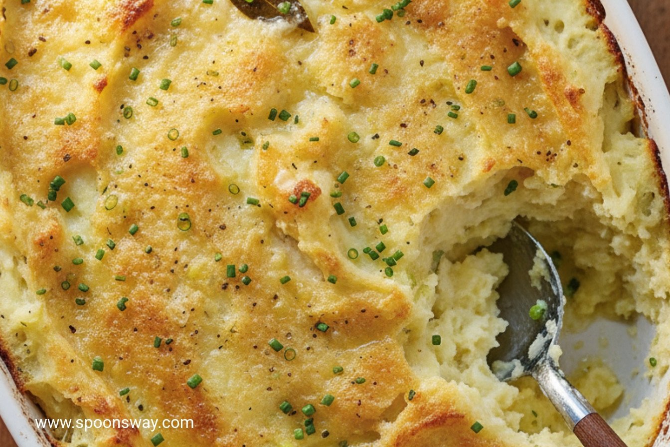 Creamy Leek and Chive Mashed Potatoes