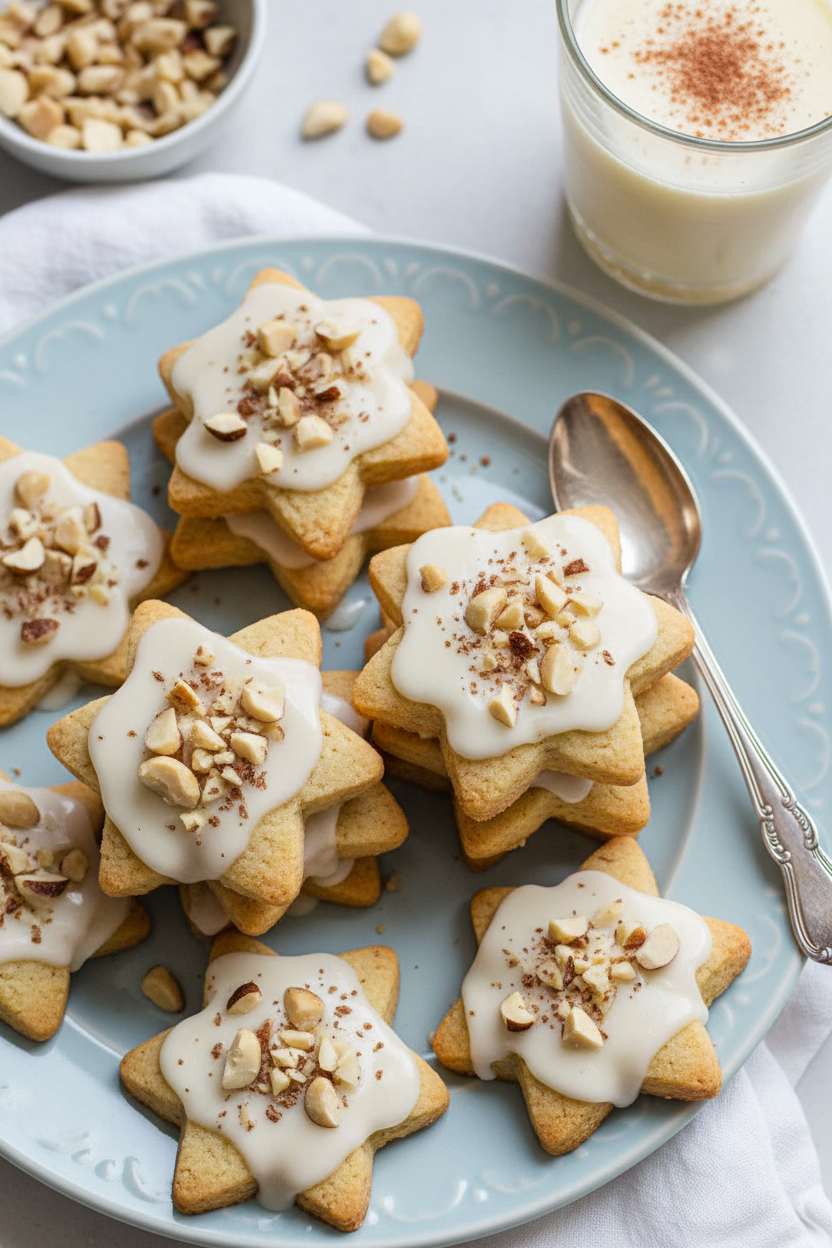 Creamy Macadamia Eggnog Delights